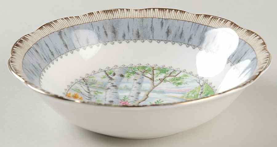 Silver Birch Coupe Cereal Bowl by Royal Albert-1