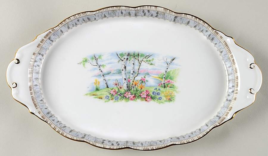 Silver Birch Regal Tray by Royal Albert-1