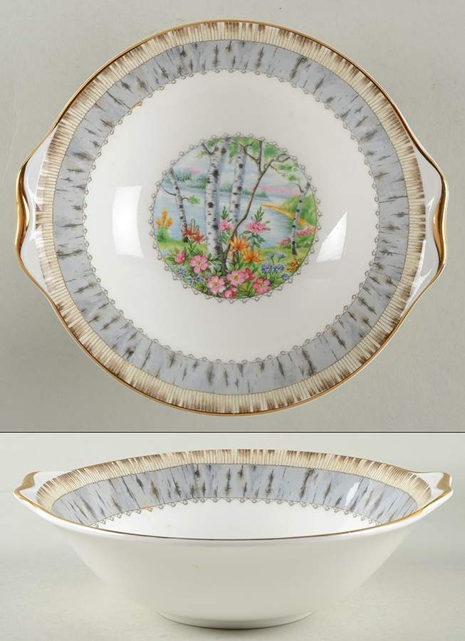 Silver Birch Lugged Cereal Bowl by Royal Albert-1
