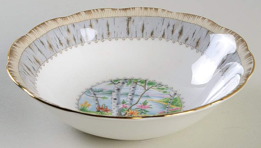 Silver Birch Coupe Cereal Bowl by Royal Albert-1