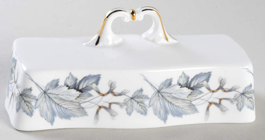 Silver Maple Lid for 1/4 Lb Butter by Royal Albert-1