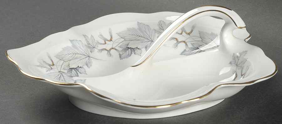 Silver Maple 2-Part Relish by Royal Albert-1