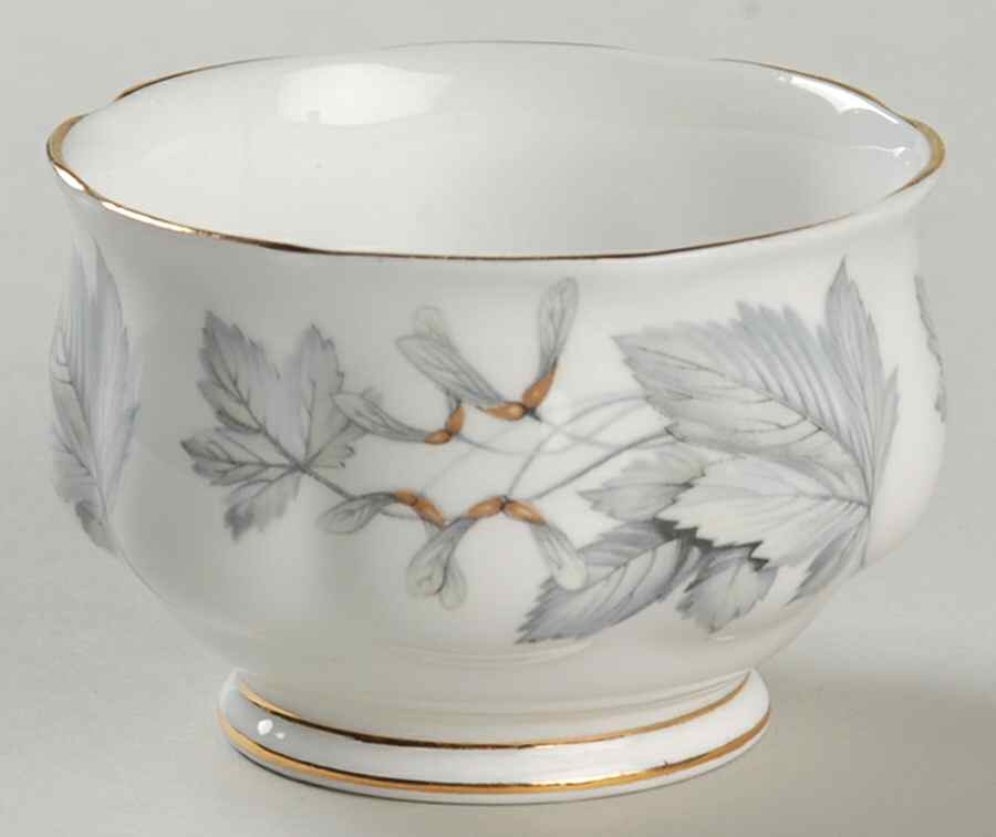 Silver Maple Mini Open Sugar Bowl by Royal Albert-1