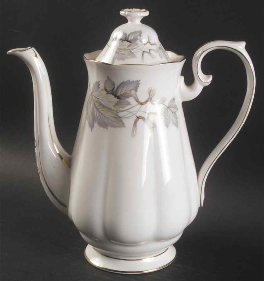 Silver Maple Coffee Pot & Lid by Royal Albert-1