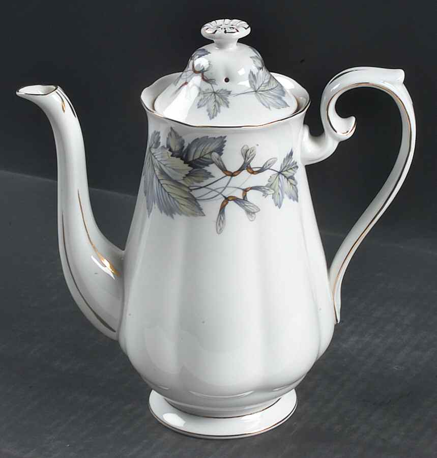 Silver Maple Small Coffee Pot & Lid by Royal Albert-1