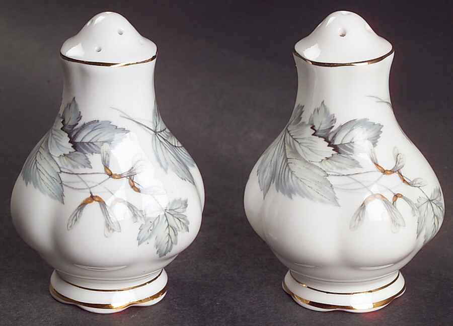 Silver Maple Salt & Pepper Set by Royal Albert-1