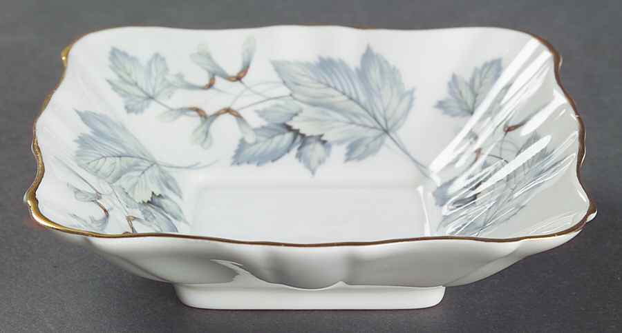 Silver Maple Small Square Sweet Meat Dish by Royal Albert-1
