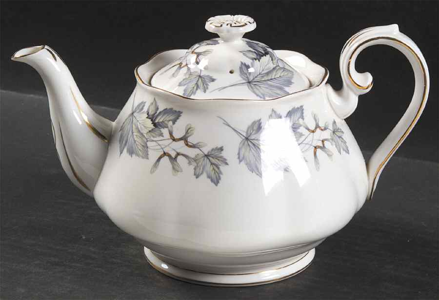 Silver Maple Small Teapot & Lid by Royal Albert-1