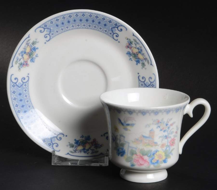 Songbird Footed Demitasse Cup & Saucer Set by Royal Albert-1