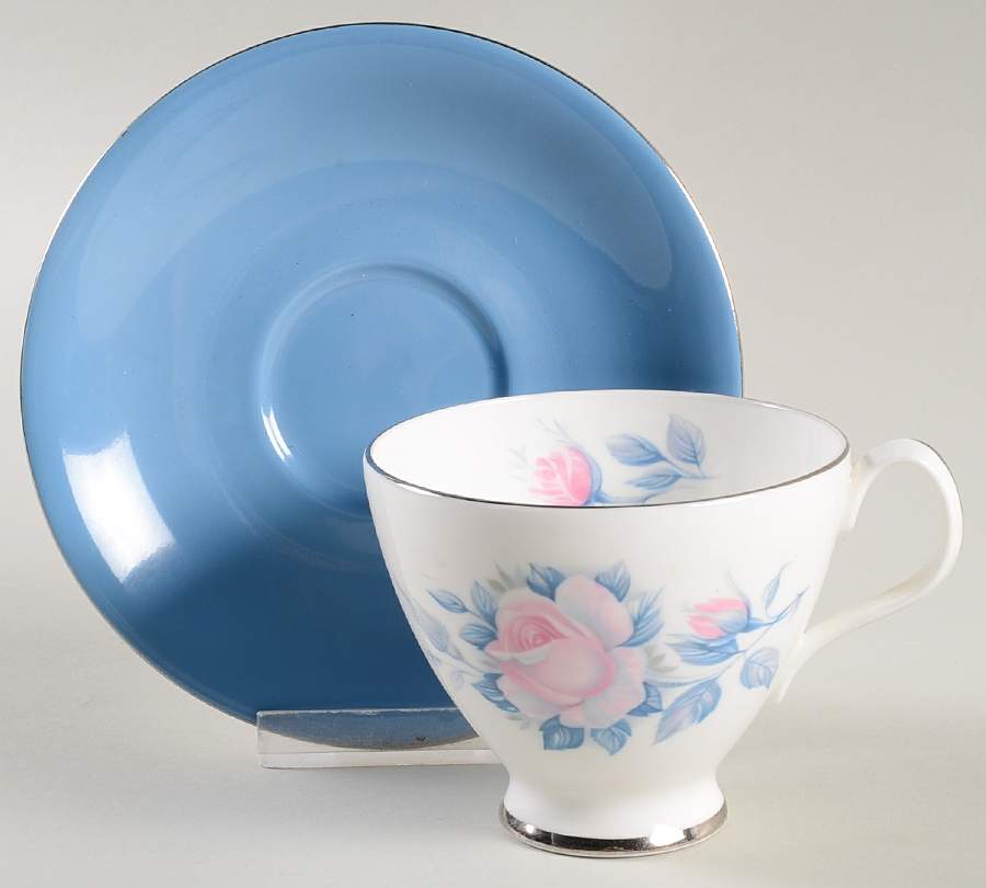 Sorrento Footed Cup & Saucer Set by Royal Albert-1