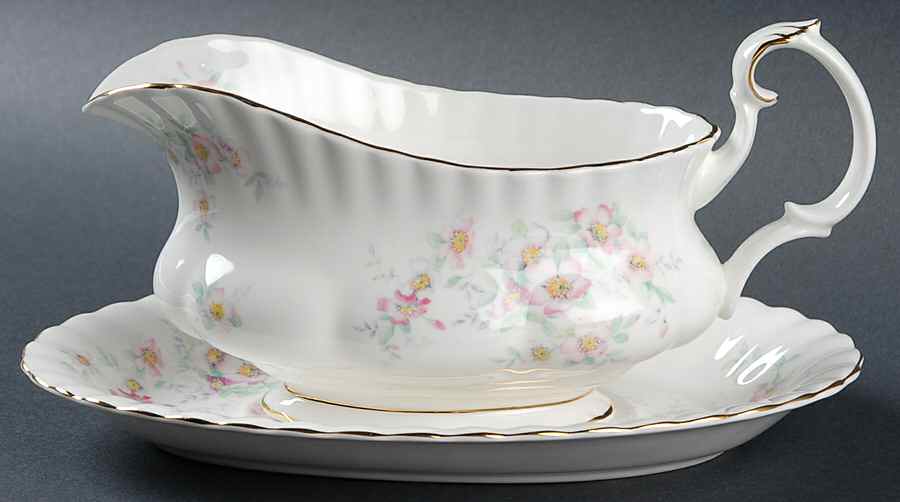 Spring Ballet Gravy Boat & Underplate by Royal Albert-1