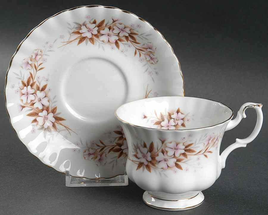 Spring Song Footed Cup & Saucer Set by Royal Albert-1