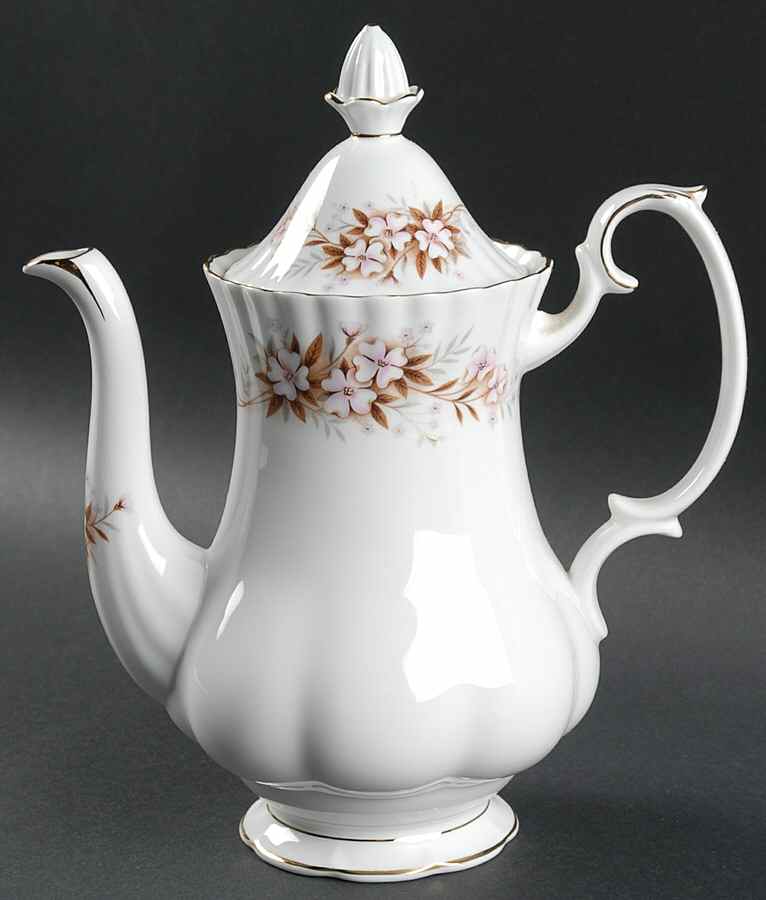 Spring Song Coffee Pot & Lid by Royal Albert-1