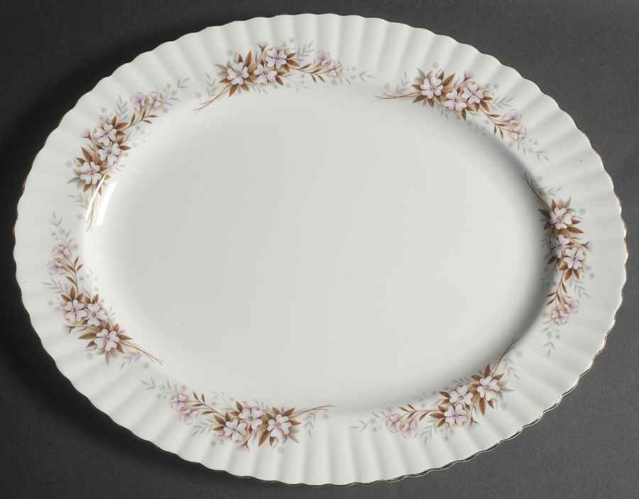 Spring Song 15" Oval Serving Platter by Royal Albert-1