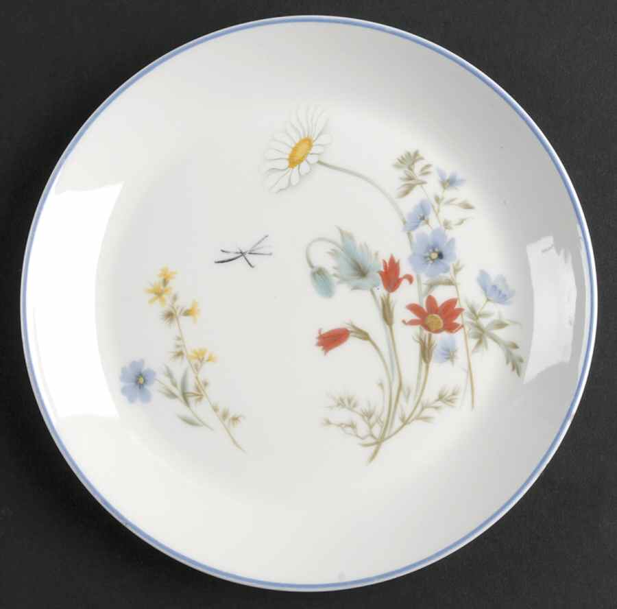 Summer Breeze Bread & Butter Plate by Royal Albert-1