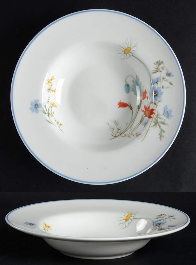 Summer Breeze Rim Soup Bowl by Royal Albert-1
