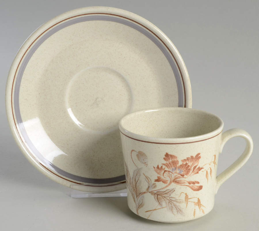 Summer Fantasy Flat Cup & Saucer Set by Royal Albert-1