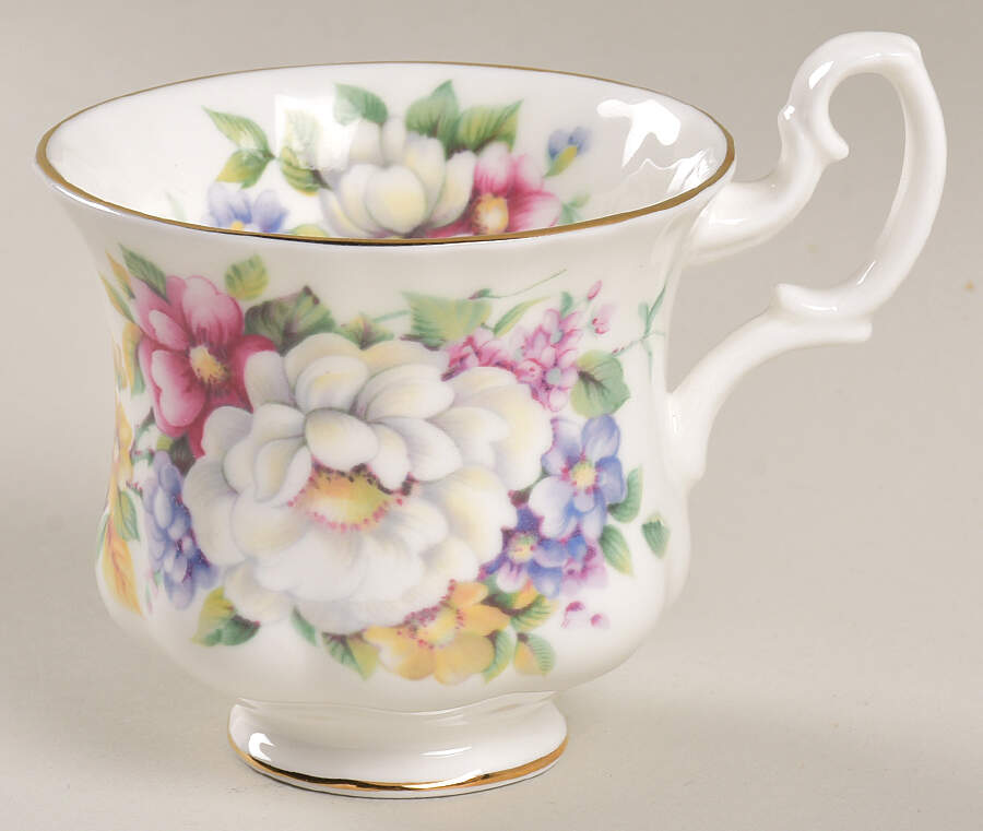 Summertime Series Footed Demitasse Cup by Royal Albert-1