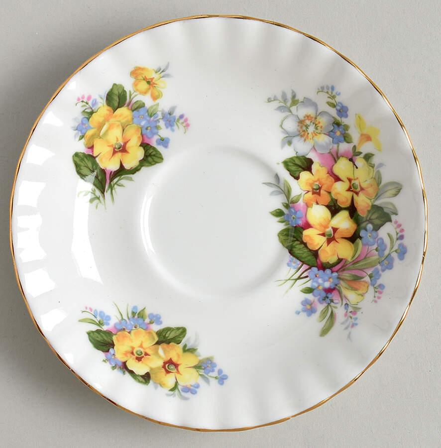 Summertime Series Saucer for Footed Cup by Royal Albert-1