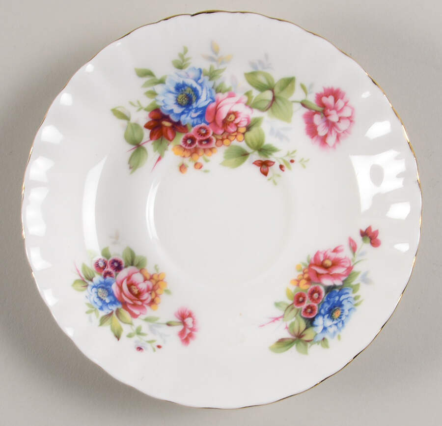 Summertime Series Saucer for Footed Cup by Royal Albert-1