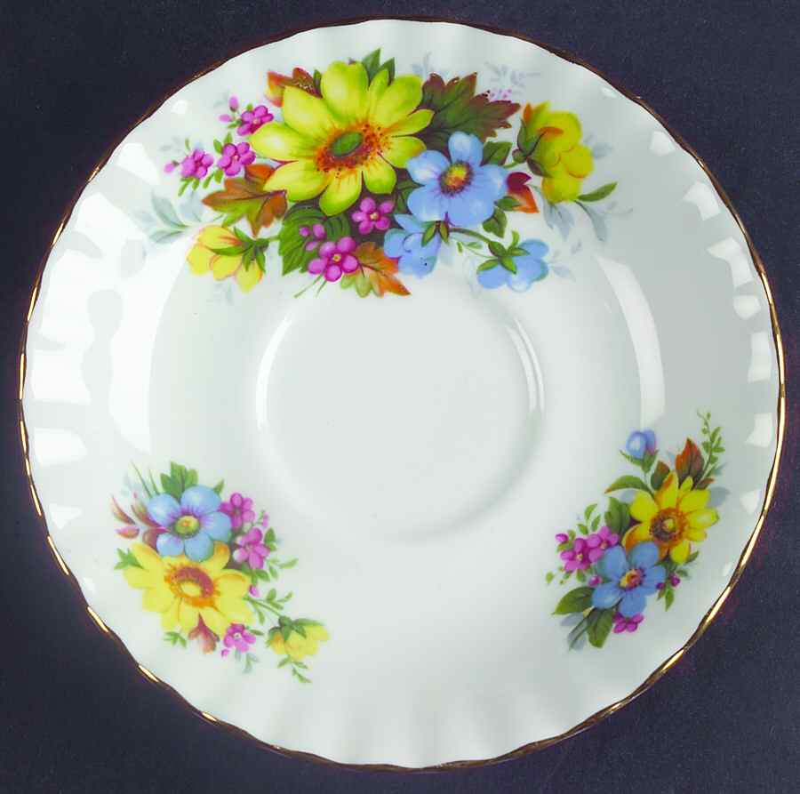 Summertime Series Saucer for Footed Cup by Royal Albert-1