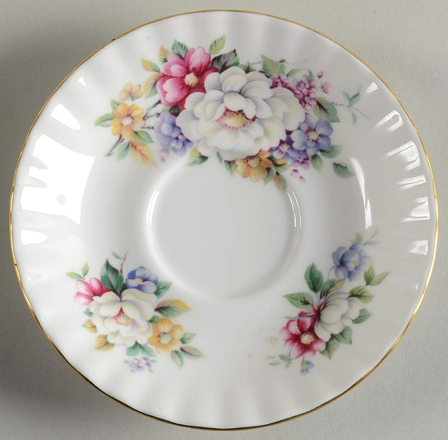 Summertime Series Saucer for Footed Cup by Royal Albert-1
