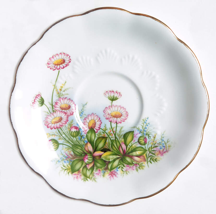 Sunnyside Series (Hampton Shape) Saucer for Footed Cup by Royal Albert-1