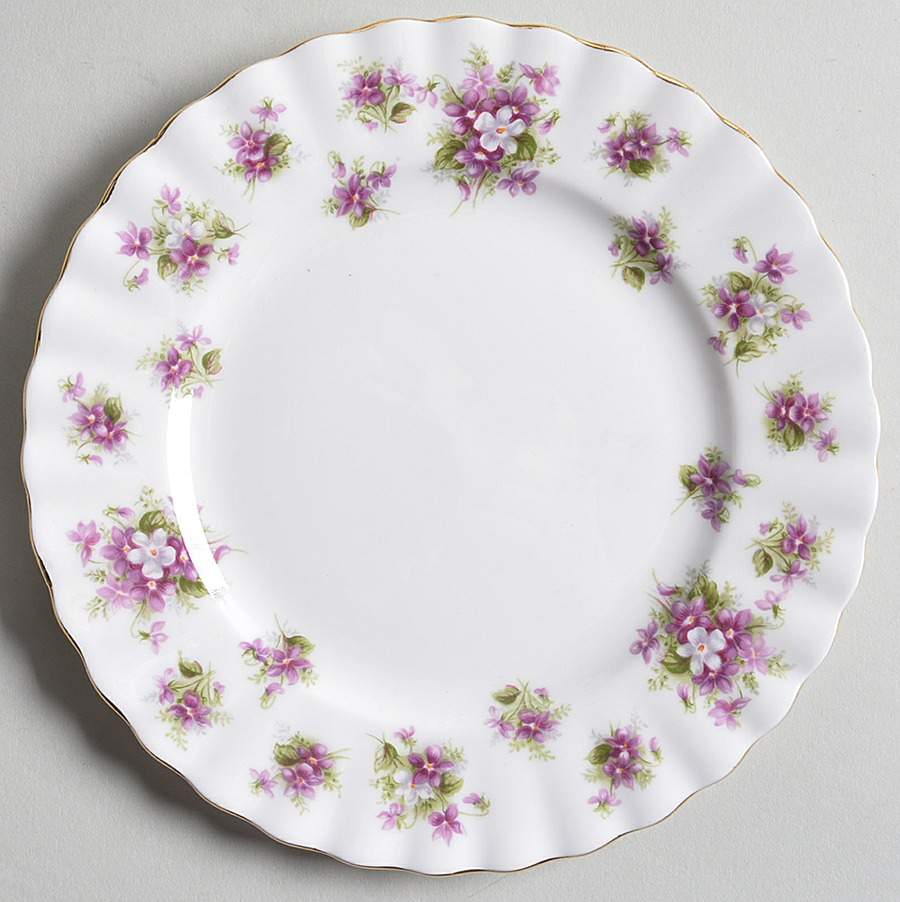 Sweet Violets Bread & Butter Plate by Royal Albert-1