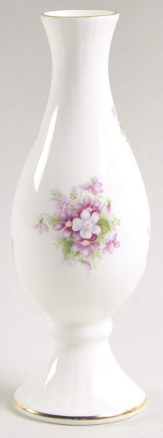 Sweet Violets 6" Bud Vase by Royal Albert-1