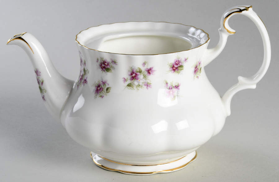 Sweet Violets Teapot No Lid by Royal Albert-1