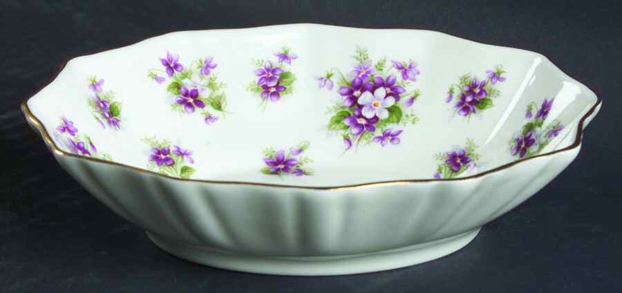 Sweet Violets Oval Sweet Meat Dish by Royal Albert-1