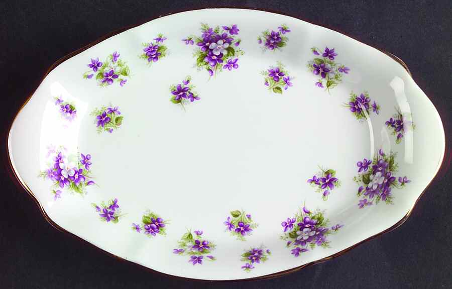 Sweet Violets Relish by Royal Albert-1