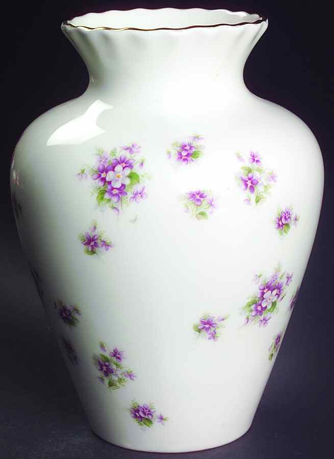 Sweet Violets Large Grosvenor Vase by Royal Albert-1