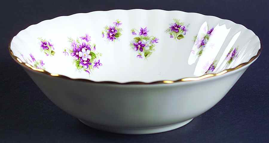 Sweet Violets Coupe Cereal Bowl by Royal Albert-1