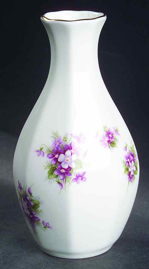 Sweet Violets Bud Vase by Royal Albert-1