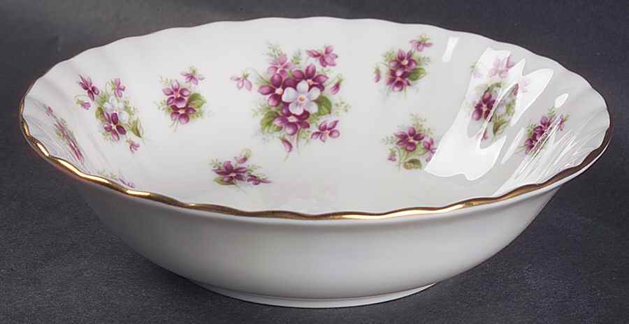 Sweet Violets Fruit/Dessert (Sauce) Bowl by Royal Albert-1