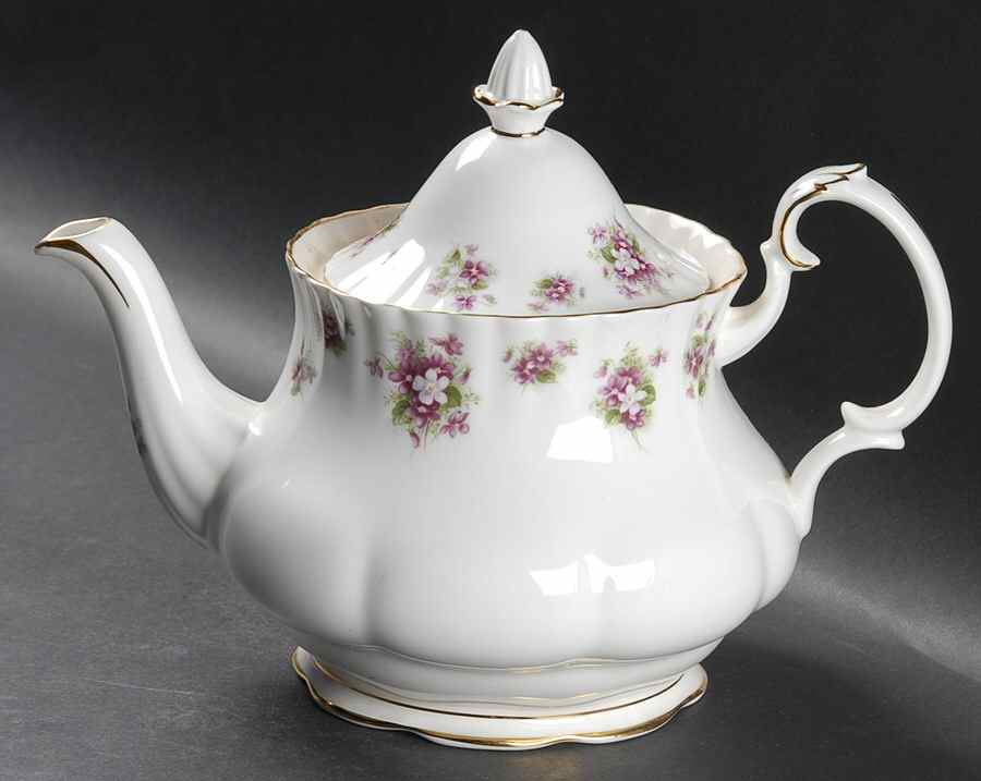 Sweet Violets Teapot & Lid by Royal Albert-1