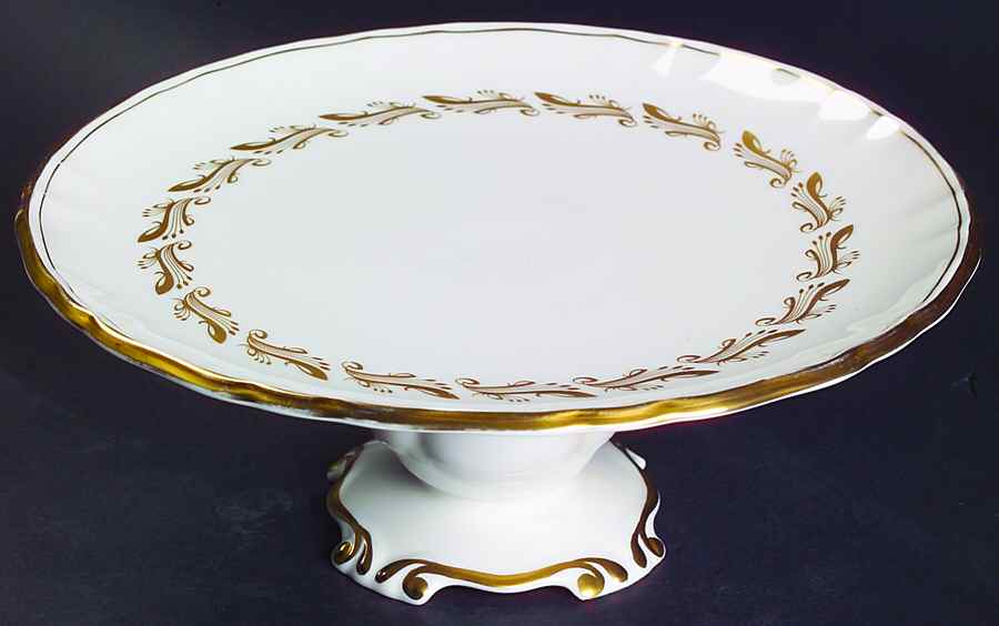 Symphony 9" Diameter Pedestal Cake Stand by Royal Albert-1