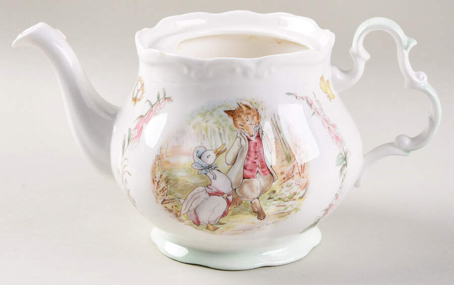 Teatime Collection Teapot No Lid by Royal Albert-1