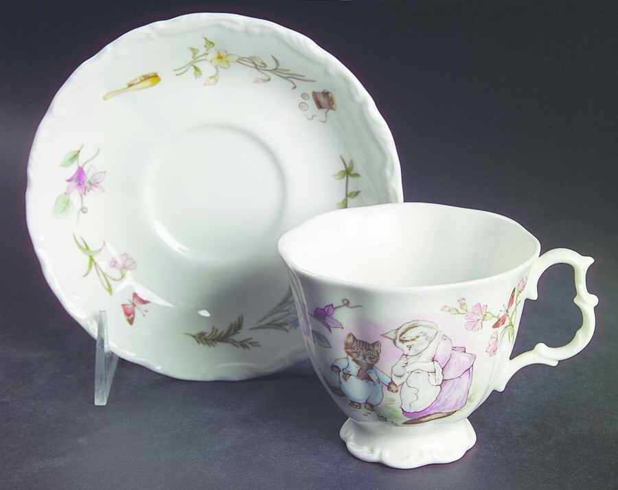Teatime Collection Footed Cup & Saucer Set by Royal Albert-1