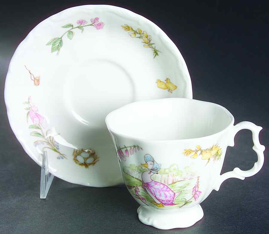 Teatime Collection Footed Cup & Saucer Set by Royal Albert-1