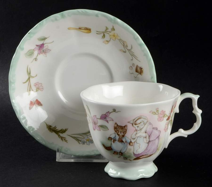 Teatime Collection Footed Cup & Saucer Set by Royal Albert-1