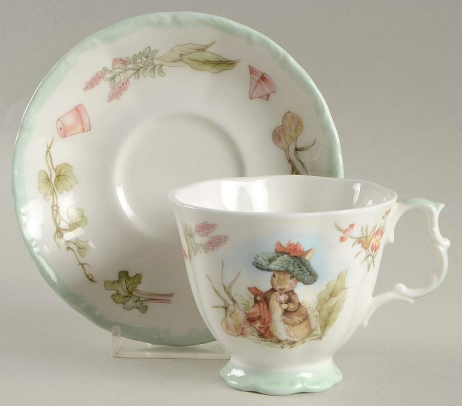 Teatime Collection Footed Cup & Saucer Set by Royal Albert-1