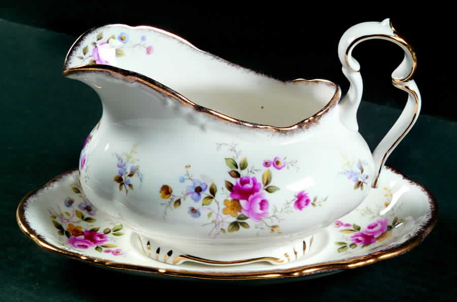 Tenderness Gravy Boat & Underplate by Royal Albert-1