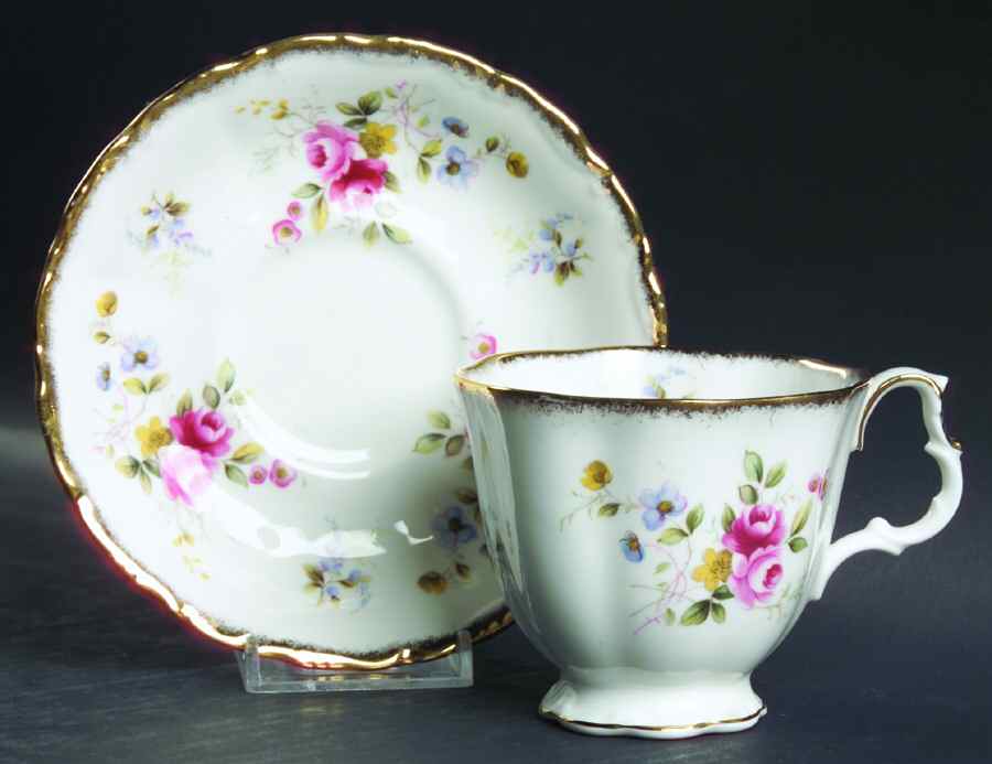 Tenderness Footed Cup & Saucer Set by Royal Albert-1