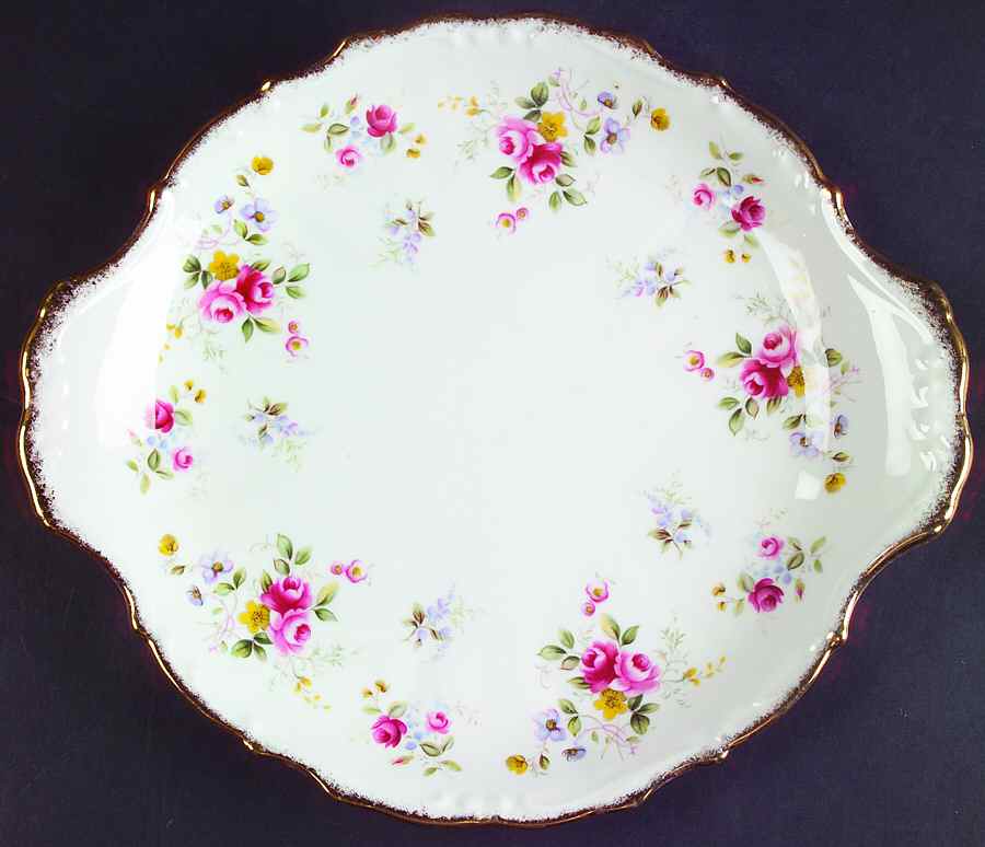 Tenderness Handled Cake Plate by Royal Albert-1
