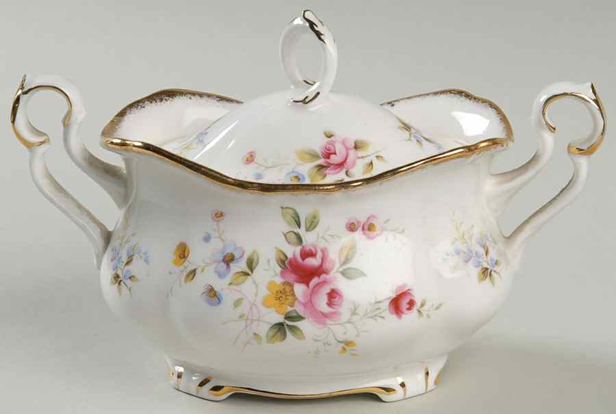 Tenderness Sugar Bowl & Lid by Royal Albert-1
