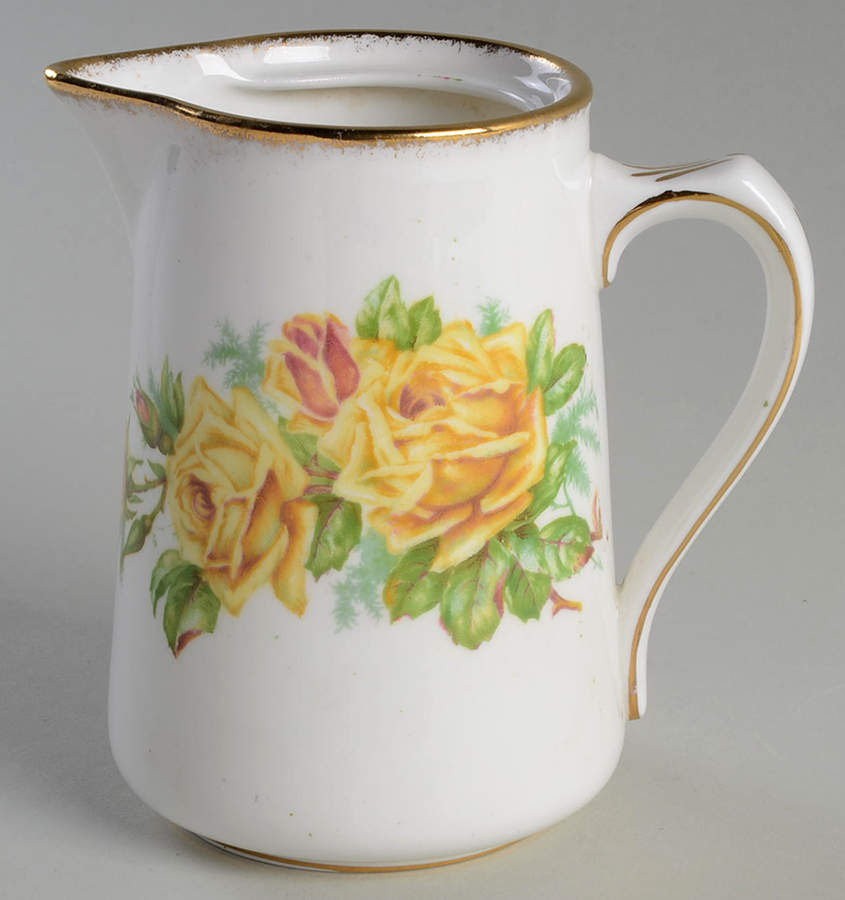 Tea Rose Yellow Hot Water Jug No Lid by Royal Albert-1