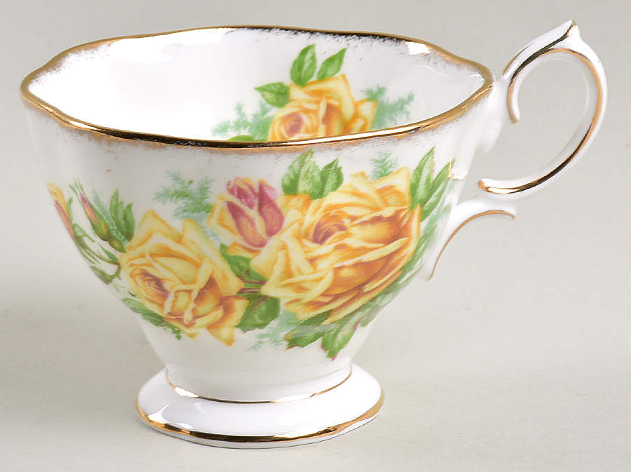 Tea Rose Yellow Footed Cup by Royal Albert-1