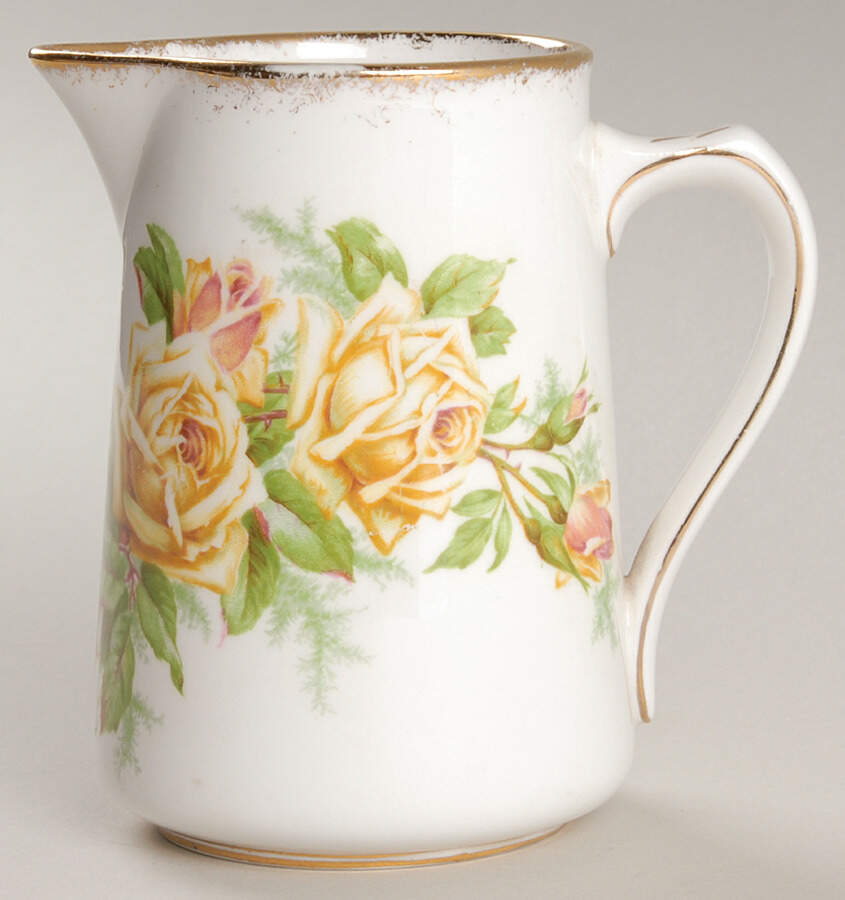 Tea Rose Yellow Hot Water Jug No Lid by Royal Albert-1
